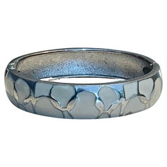Bracelet Vintage en argent et émail
