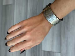 Vintage Silver Engraved Bangle