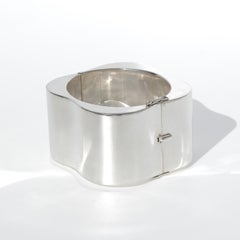 Vintage Silver Fixed Bracelet by Finnsih Aarikka made 1973