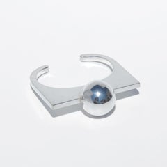 Bracciale fisso d'argento vintage di Sigurd Persson del 1995