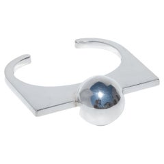 Vintage Silver Fixed Cuff Bracelet by Sigurd Persson Made 1995