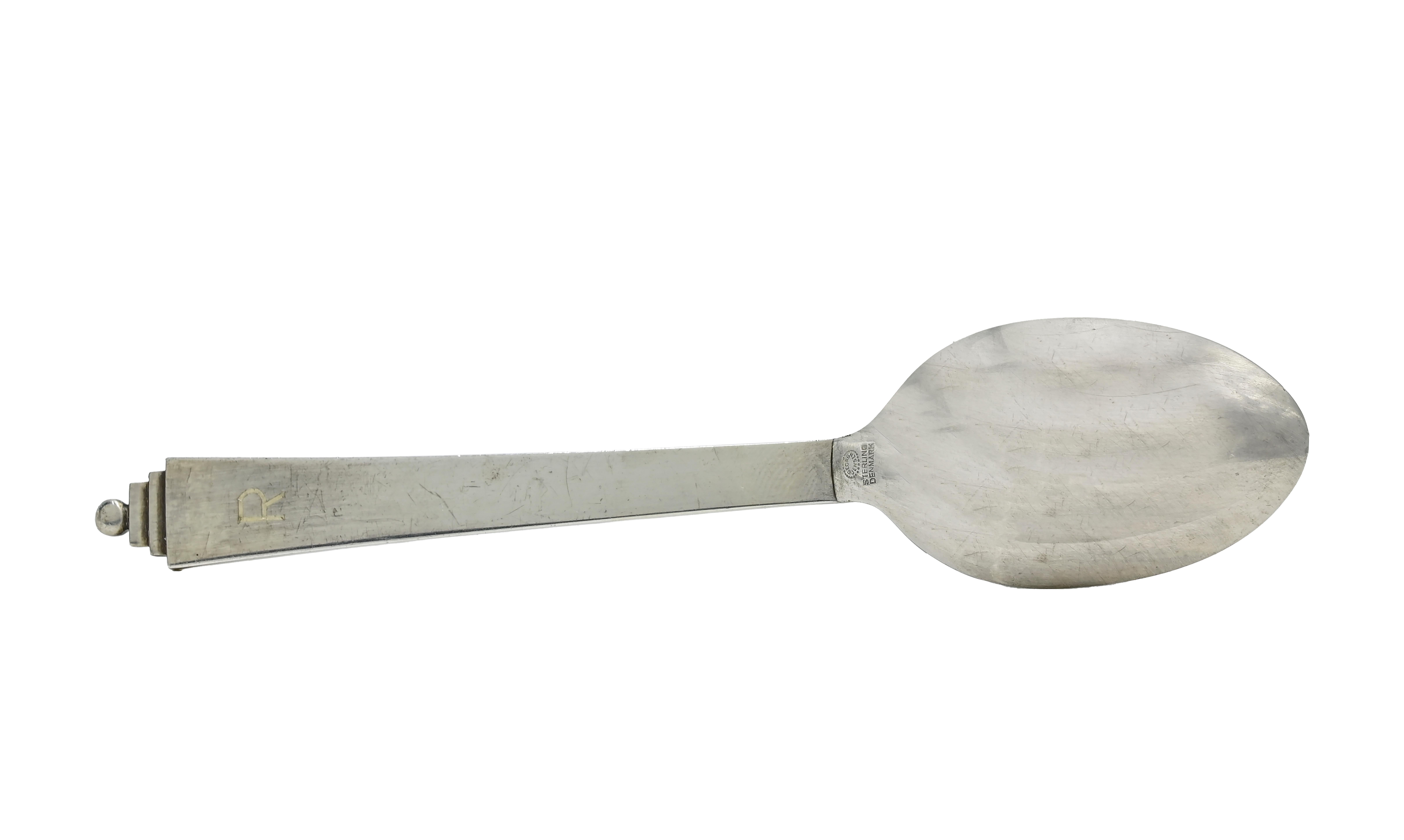 Vintage Silberbesteck von Georg Jensen, Mitte des 20. Jahrhunderts im Angebot 2