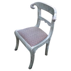 Vintage Silver Foil Chair