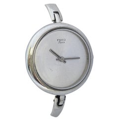 Vintage Silver Fred Ladies Mechanical Watch