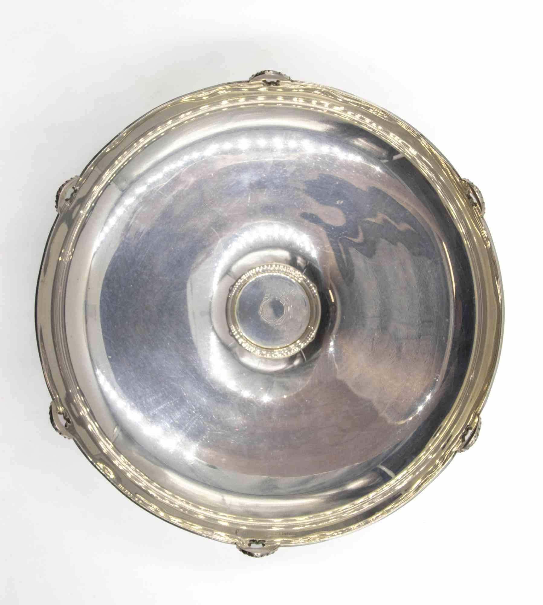 Vintage Silber Obst Stand, taly, Mitte 20. Jahrhundert (Deutsch) im Angebot