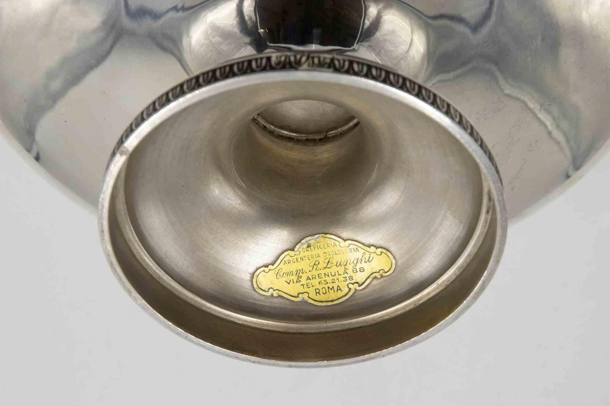 Vintage Silber Obst Stand, taly, Mitte 20. Jahrhundert im Angebot 2