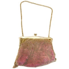 Vintage  Silberne Silberhandtasche, 1922 Birmingham