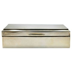 Vintage Silver Jewelry Box - Birmingham UK, 1925