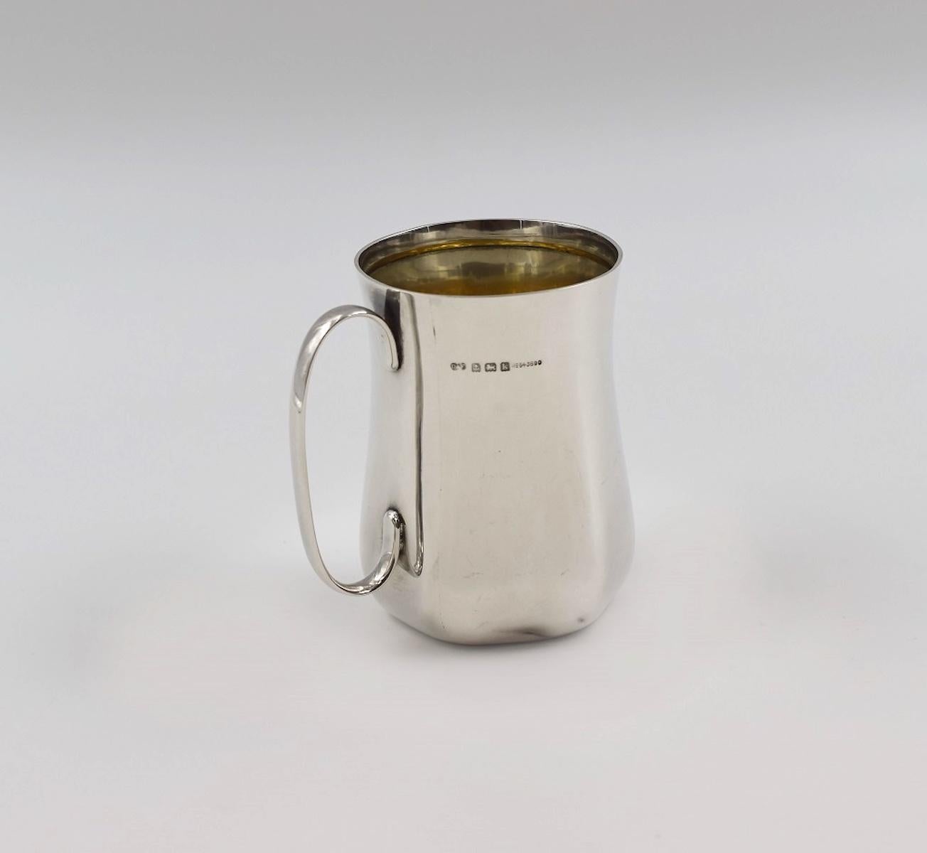 Silver jug is a precious decorative object realized in 20th century.

Very precious little silver jug with handle.


In good conditions.