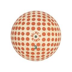 Antique 'Silver King' Golf Ball Dimple Pattern, circa 1910