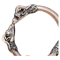 Etruscan Revival Clamper Bracelets