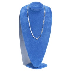 Vintage Silver Link Necklace by Göran Kuhlin Made 1971
