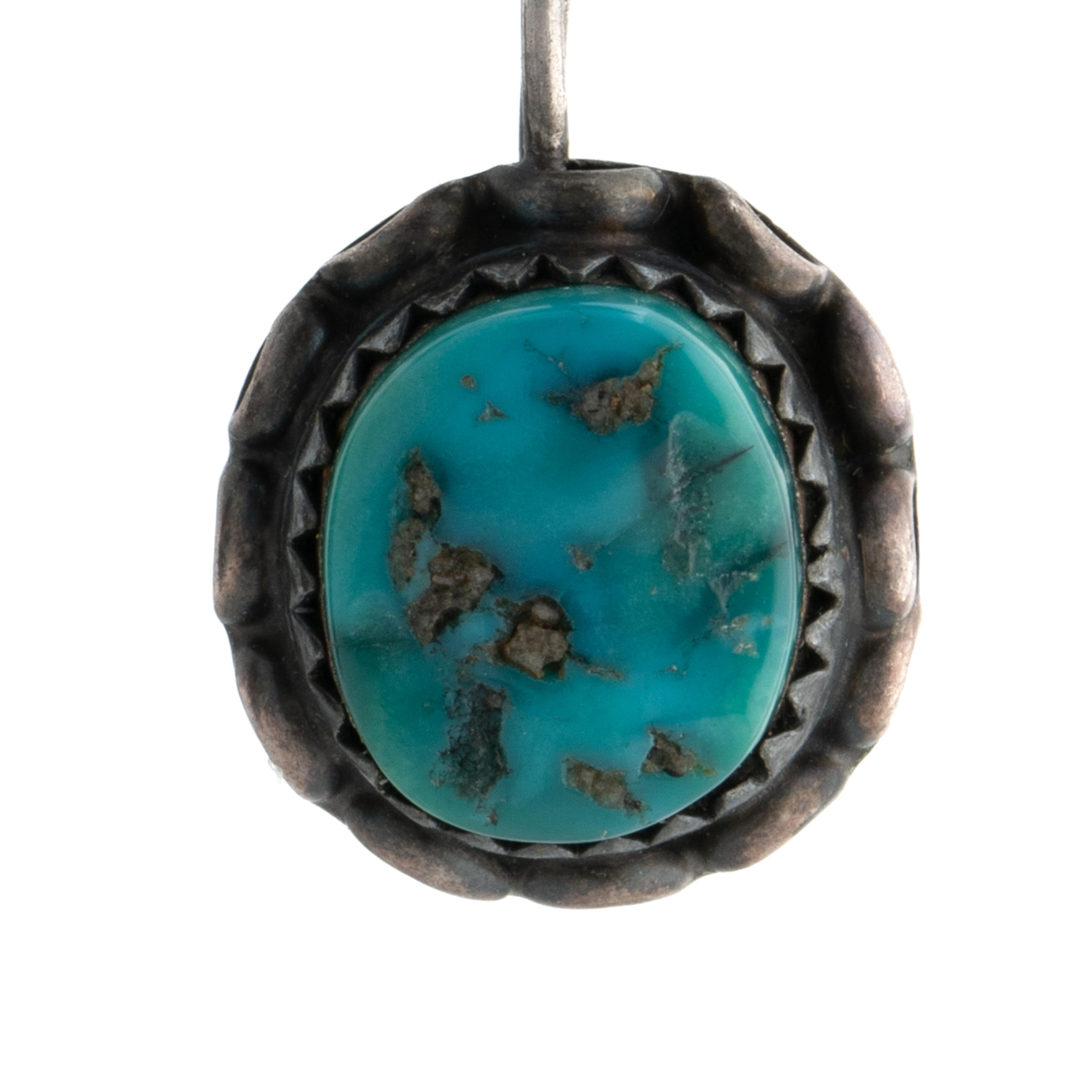 vintage native american turquoise earrings