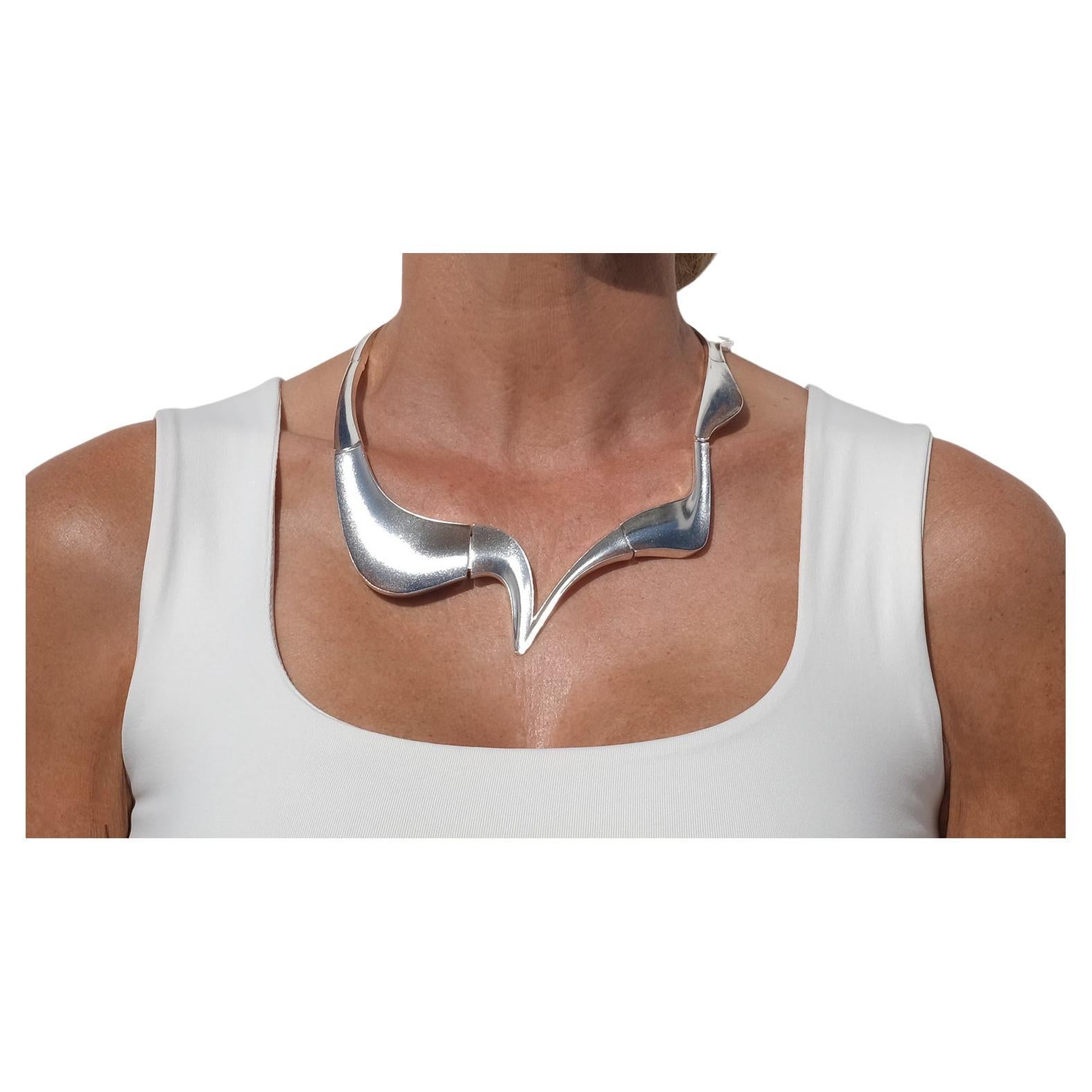 Collana d'argento vintage di Lapponia Made 1997 in vendita