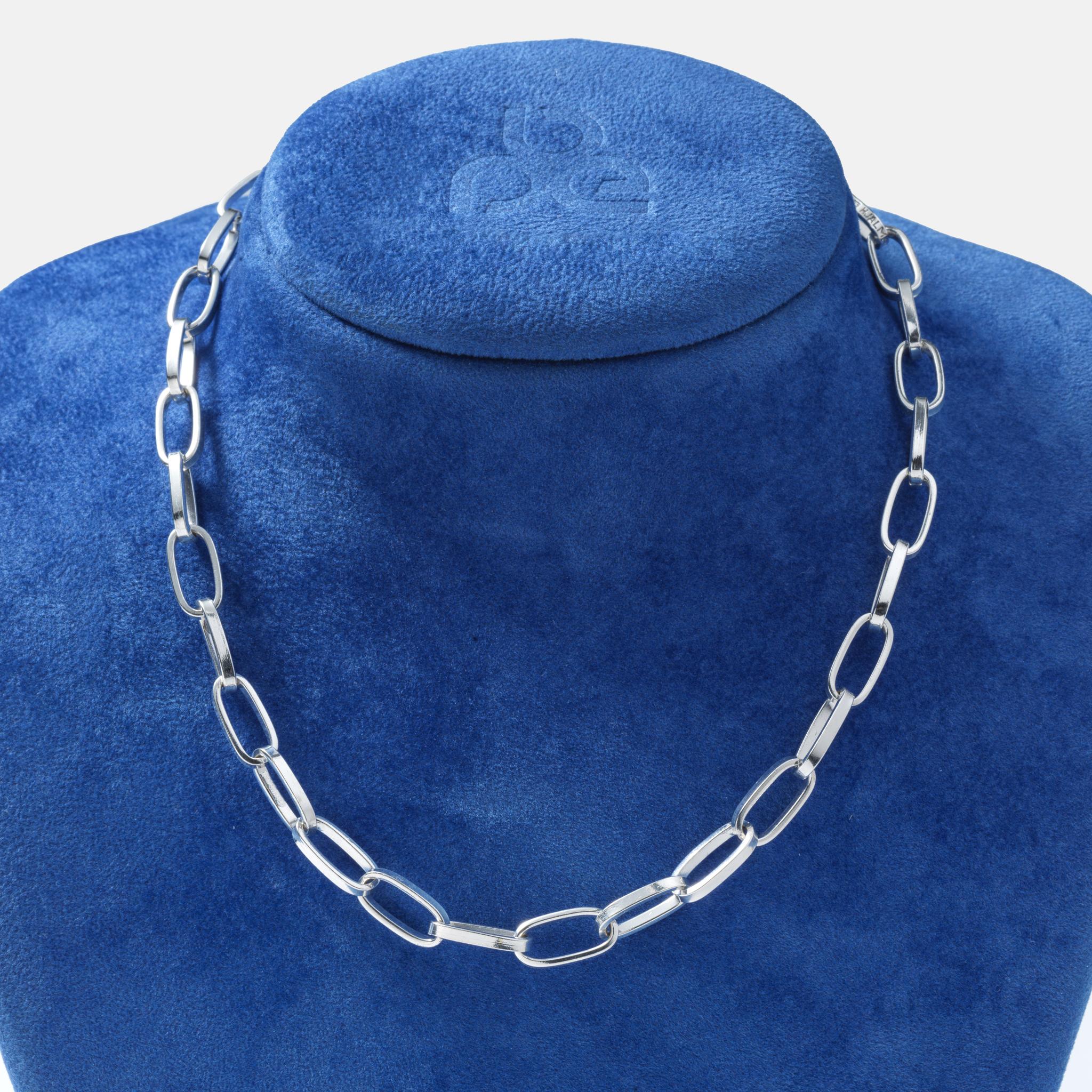 Vintage silver necklace by Swedish Hjördis Hjalmardotter. Made 1961. For Sale 4