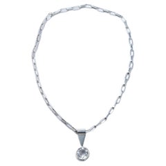 Collier vintage en argent réalisé par le maître suédois Anders Högberg en 1968.