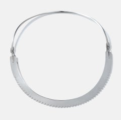 Collana d'argento vintage realizzata dalla maestra svedese Anna Hultberg nel 1998
