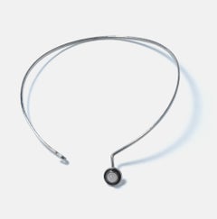 Vintage silver necklace made in Finland 1960.