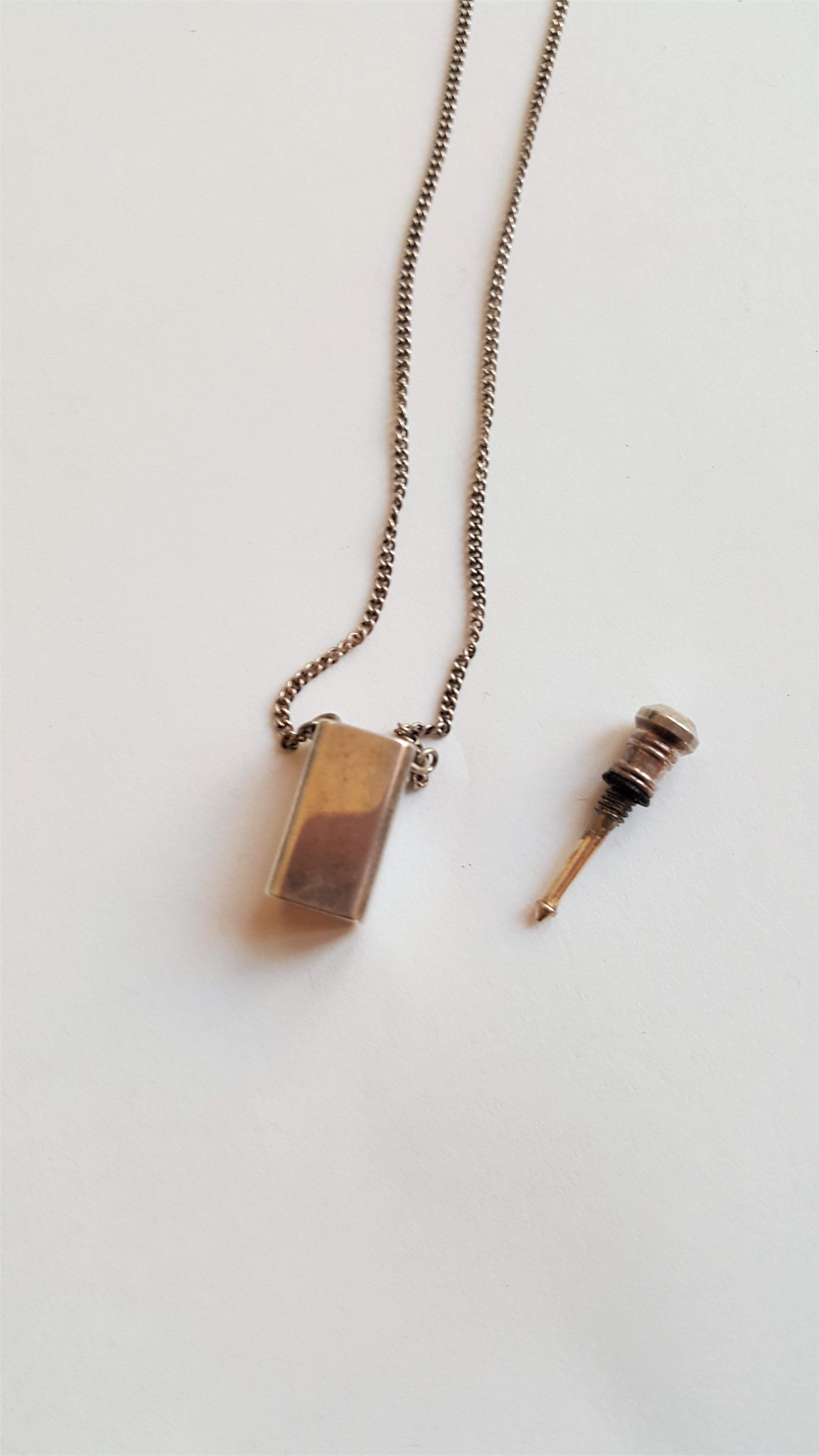 vintage perfume bottle necklace