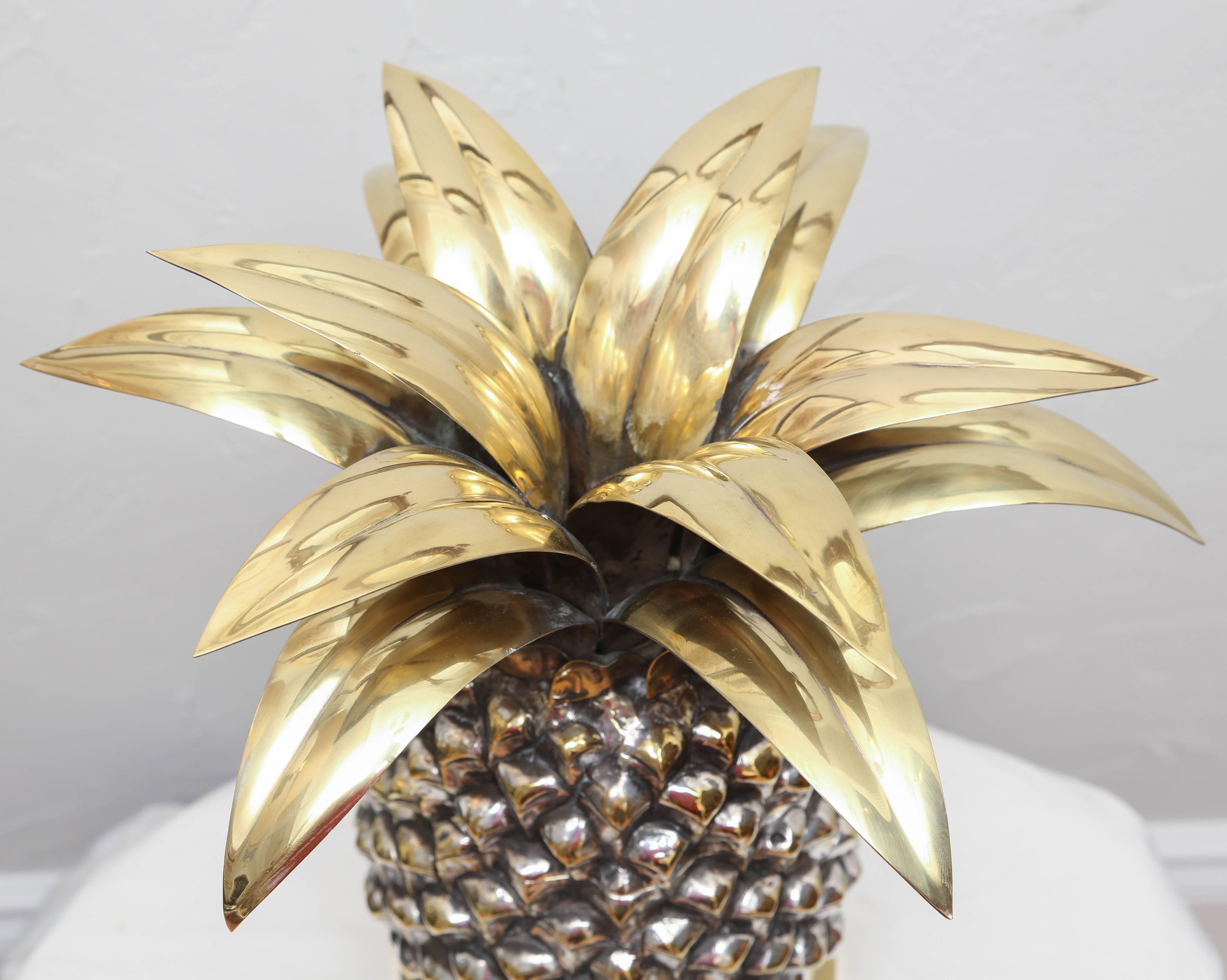 silver pineapple ice bucket