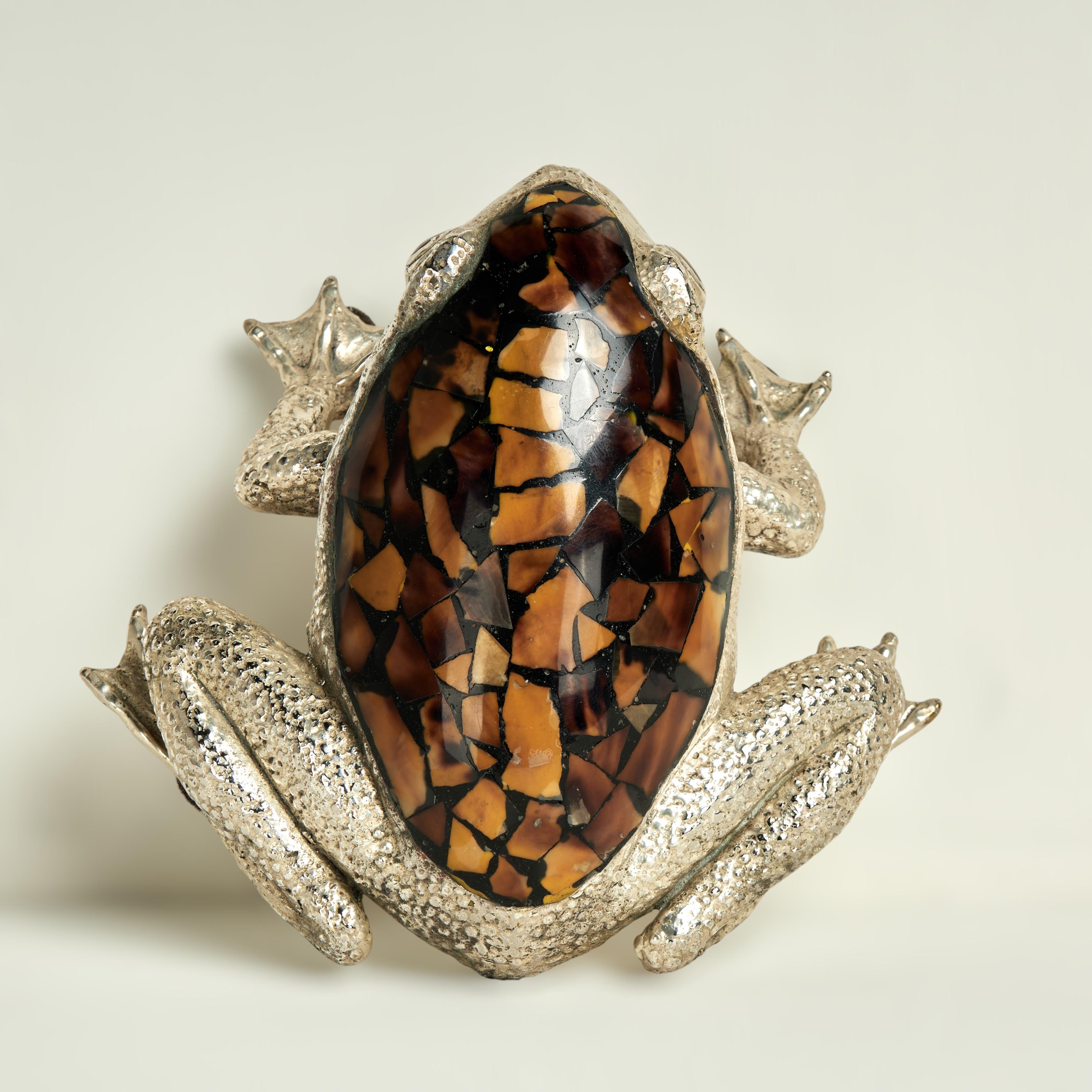 Rana d'argento e tartaruga vintage di Maitland Smith in vendita 1