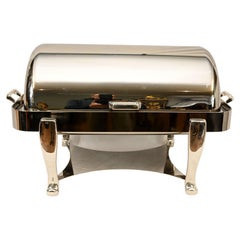 Vintage Silver Plate Chafing Dish Food Server Carvery Domed Plate Sheffield