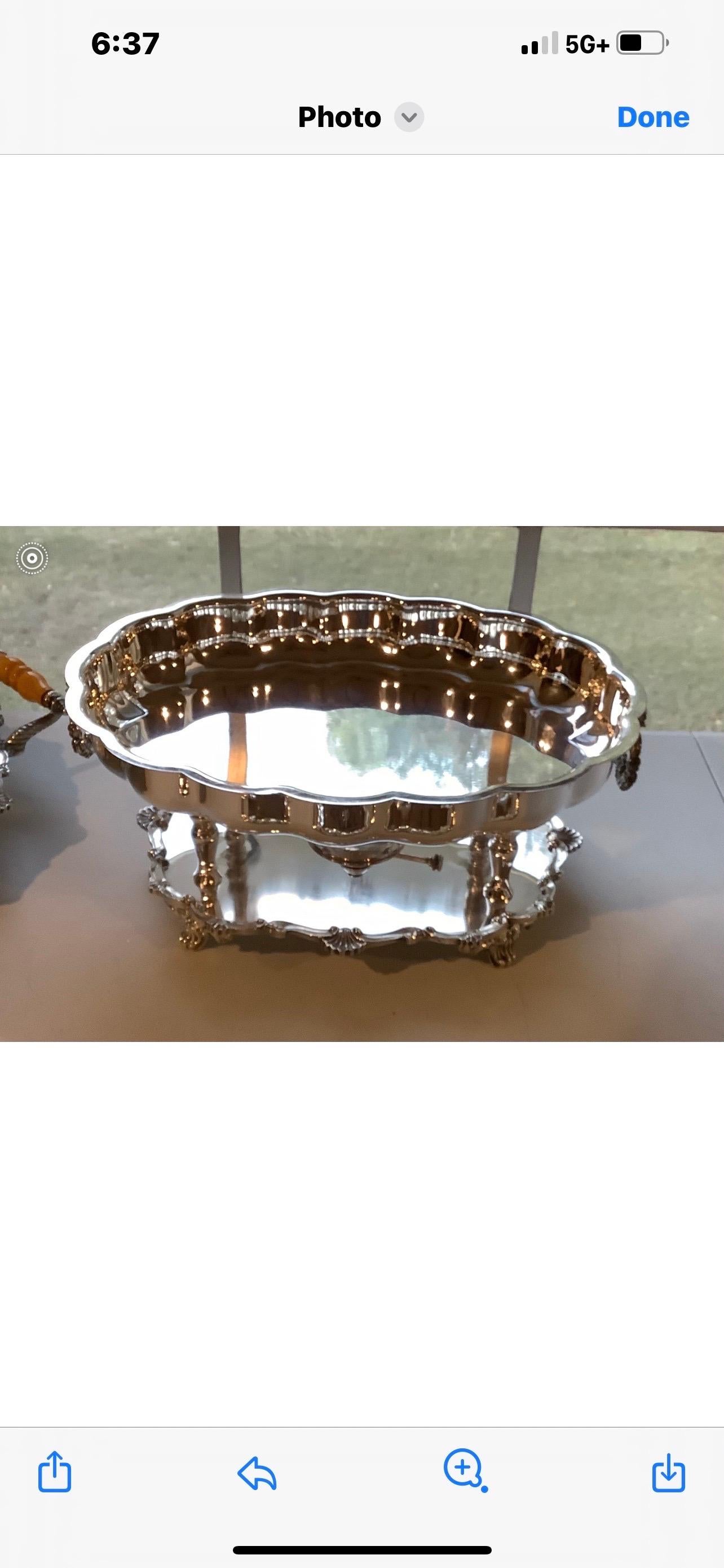Sartén de plata vintage en Bueno estado para la venta en Houston, TX