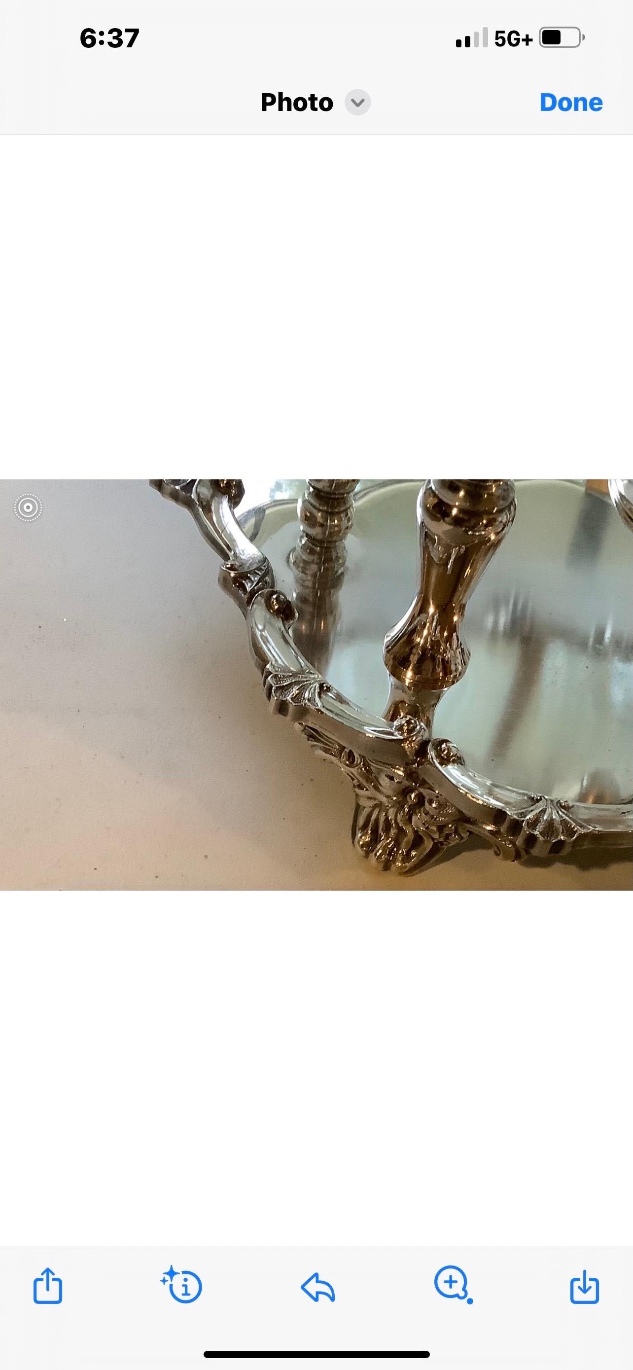 Sartén de plata vintage Chapado en plata en venta
