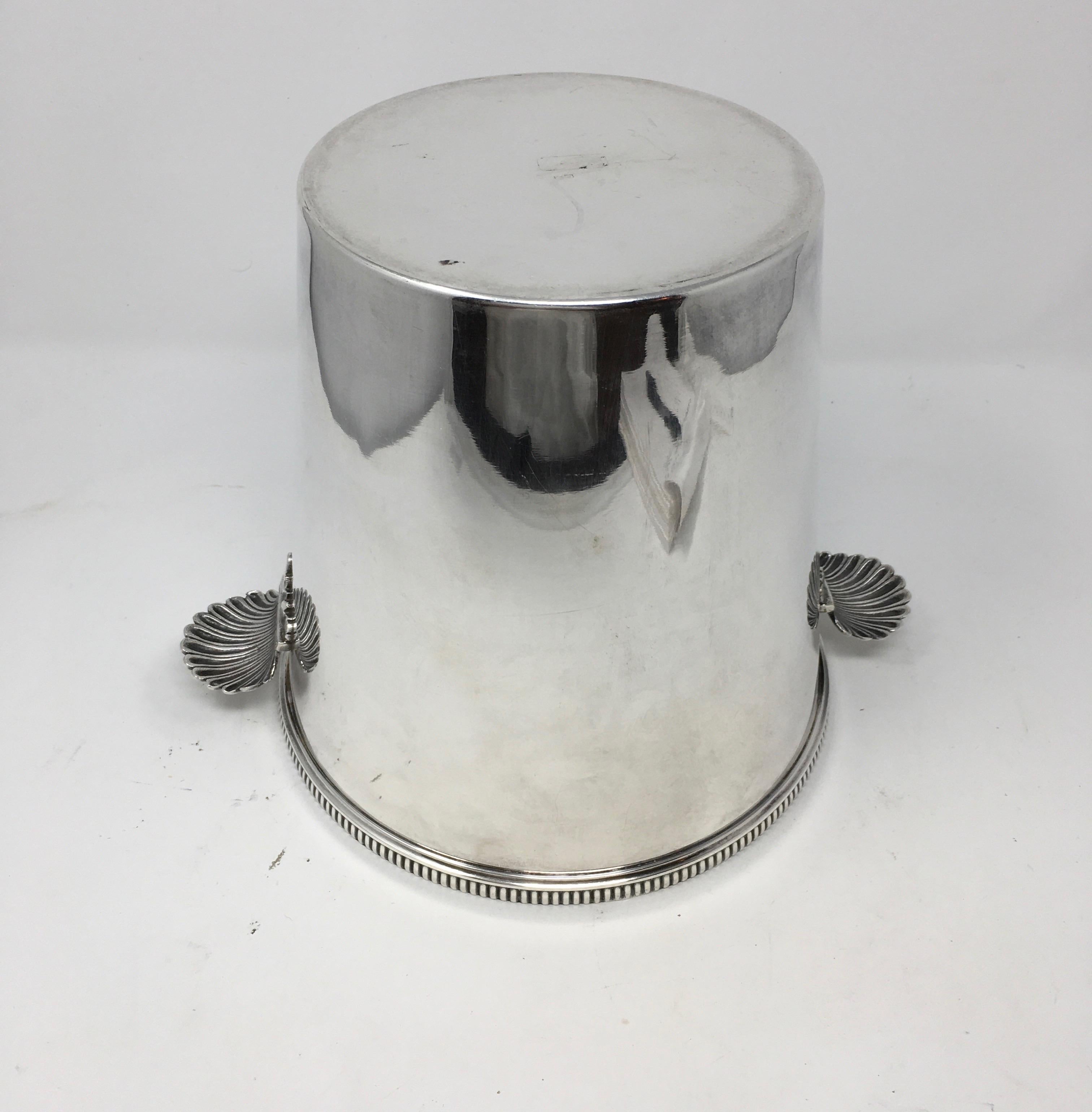 Vintage Silver Plate Ice Champagne Bucket 2