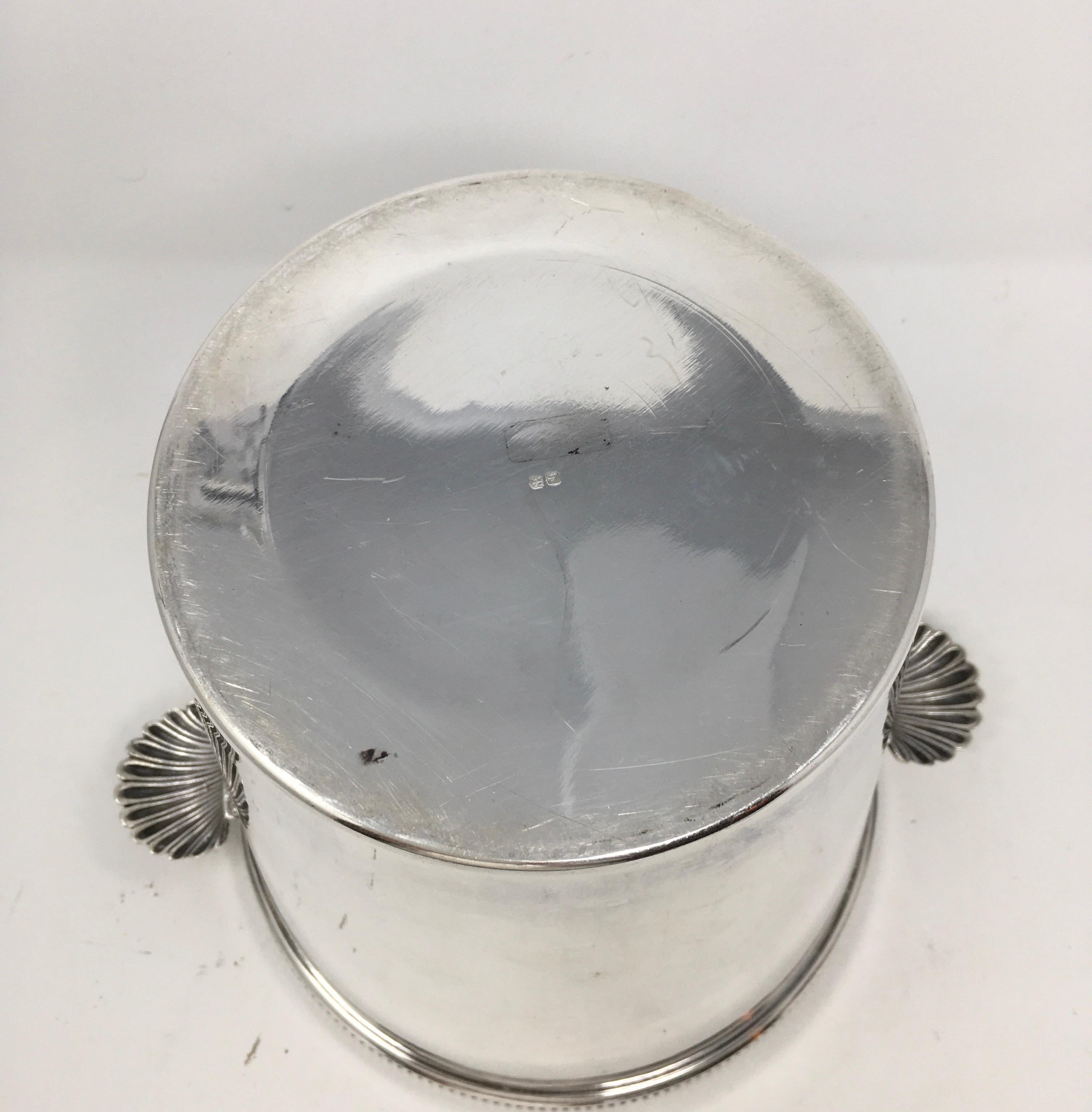 Vintage Silver Plate Ice Champagne Bucket 3