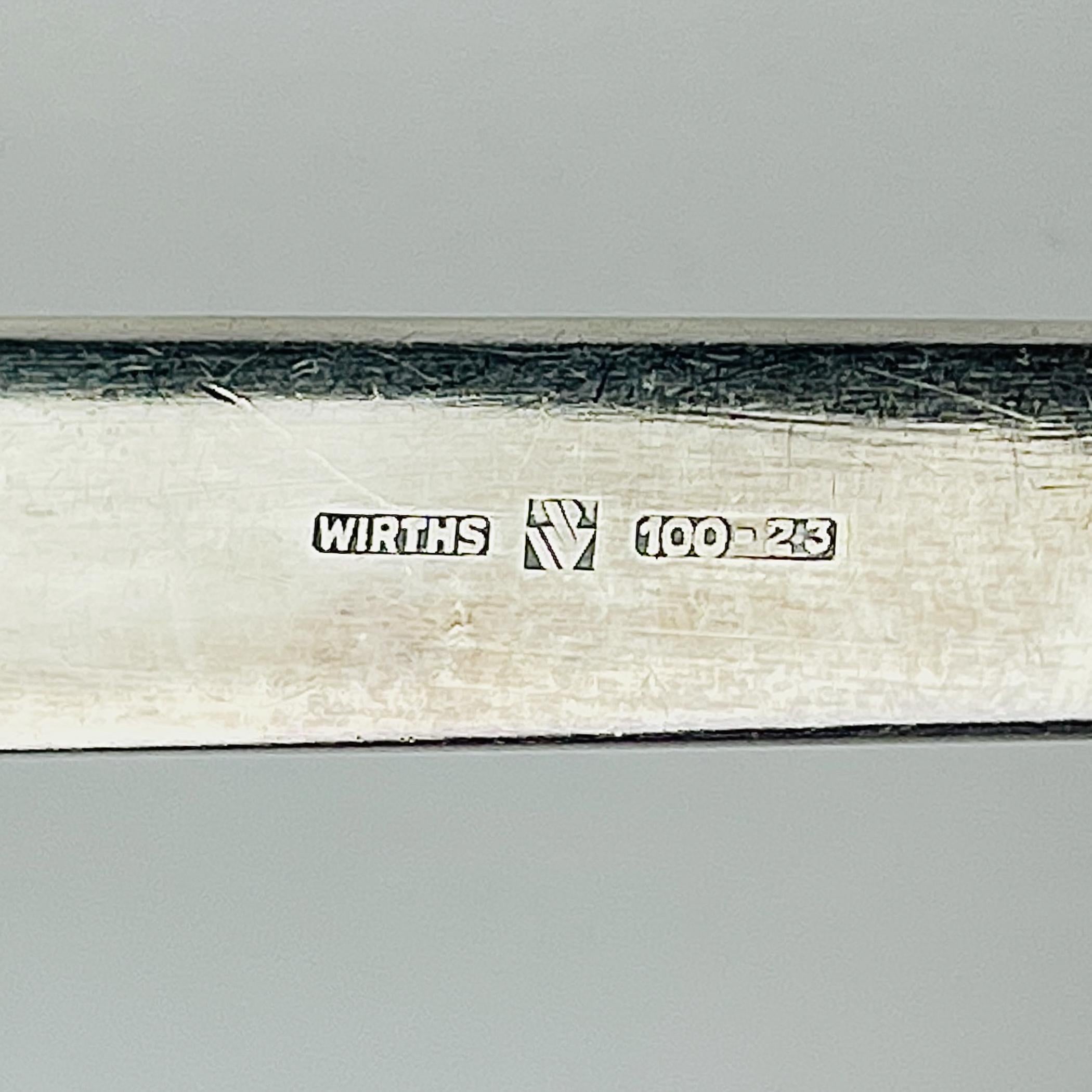 Cucharillas de té de plata vintage de Paul Wirths, Solingen, Alemania, 1950, juego de 6 en Bueno estado para la venta en Miklavž Pri Taboru, SI