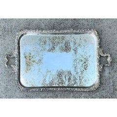Vintage Silver Plate Tray