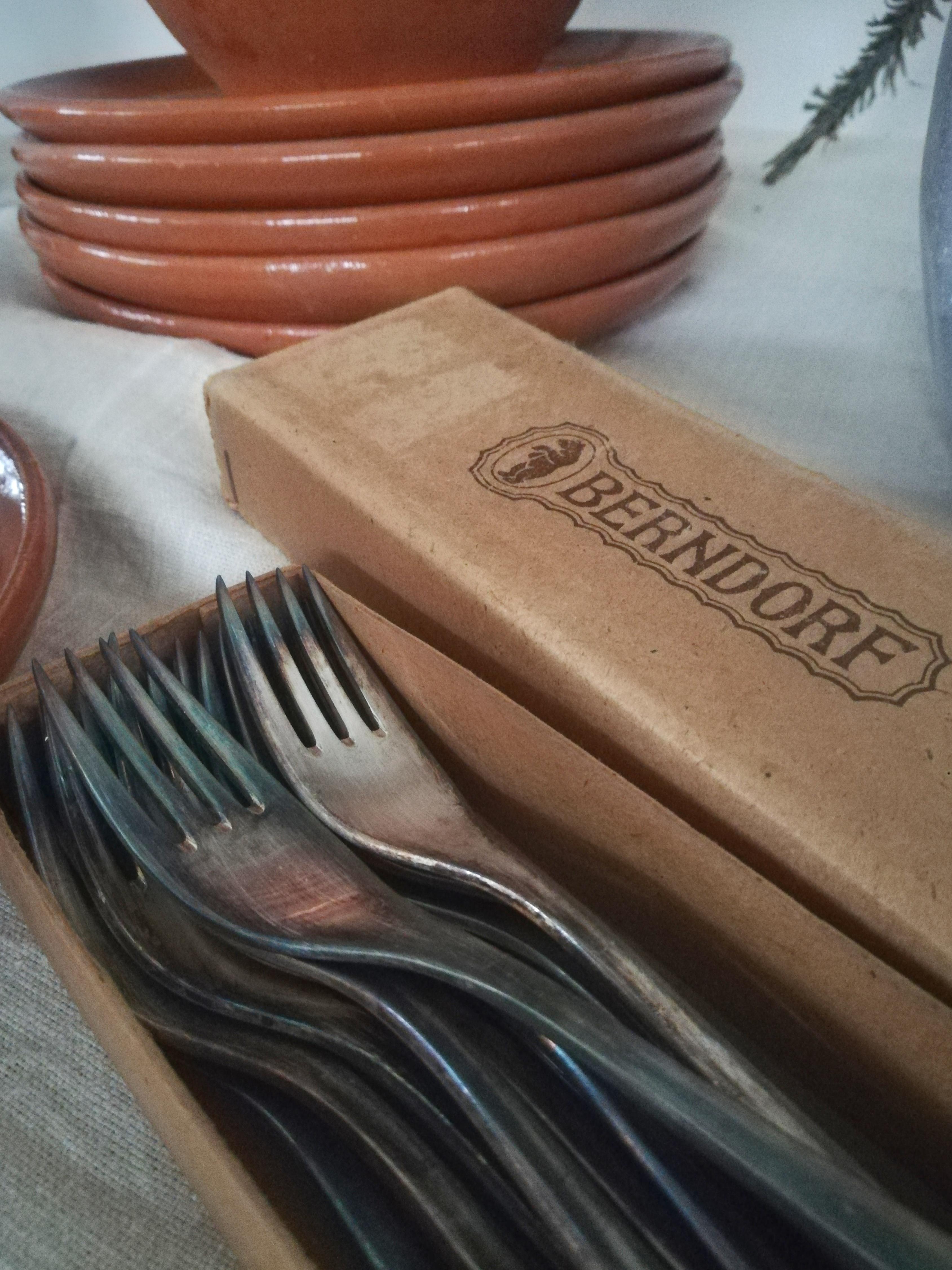 Vintage Silver-Plated Alpacca Cutlery Set by Berndorf, Austria, 1964, Set of 49 6