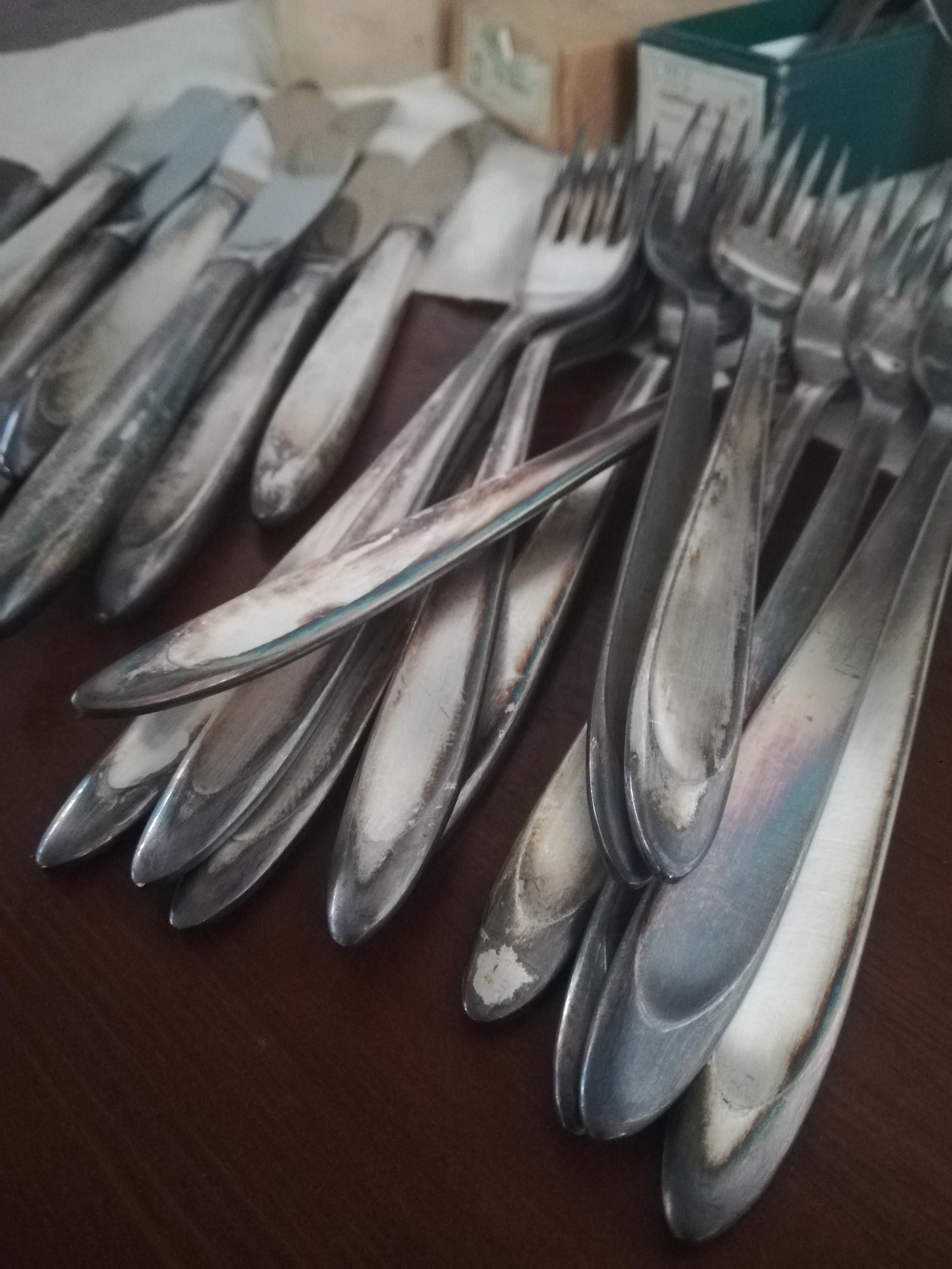 Vintage Silver-Plated Alpacca Cutlery Set by Berndorf, Austria, 1964, Set of 49 8