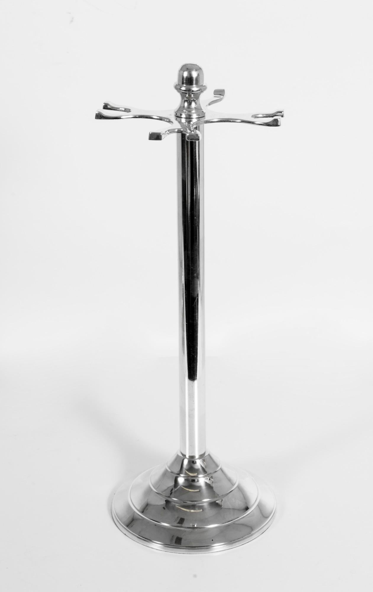Set di accessori da bar d'epoca placcati in argento Apribottiglie cavatappi 20° secolo in vendita 4