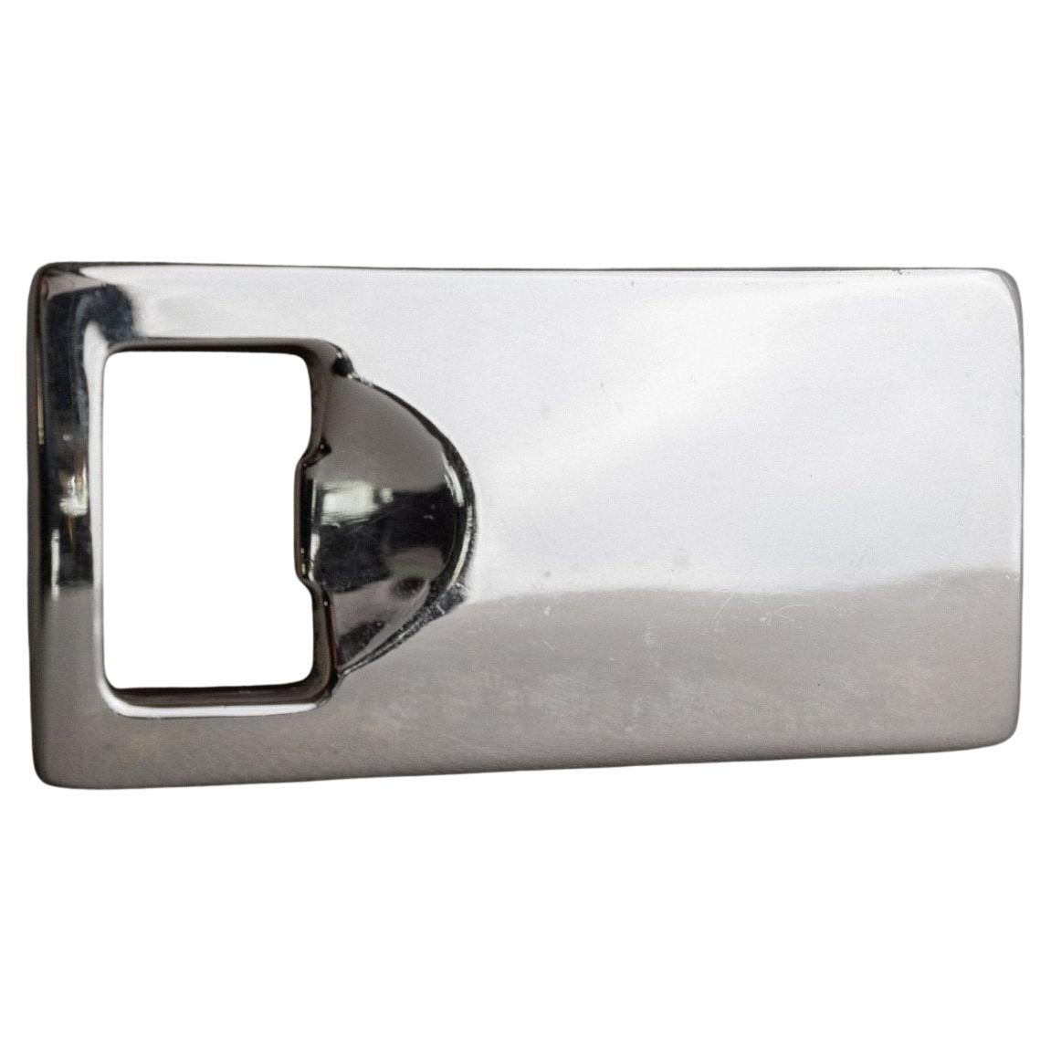 Versilberter Vintage-Flaschenöffner A Space Age Design Italien, 1970er Jahre