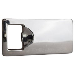 Versilberter Vintage-Flaschenöffner A Space Age Design Italien, 1970er Jahre