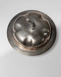 Vintage Silver Plated Bowl with Lid, 1940s