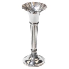 Vintage Silver-Plated Bud Vase by Groggi Milano, 1960s