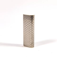 Vintage Silver Plated CARTIER Les Must Lighter 1970s