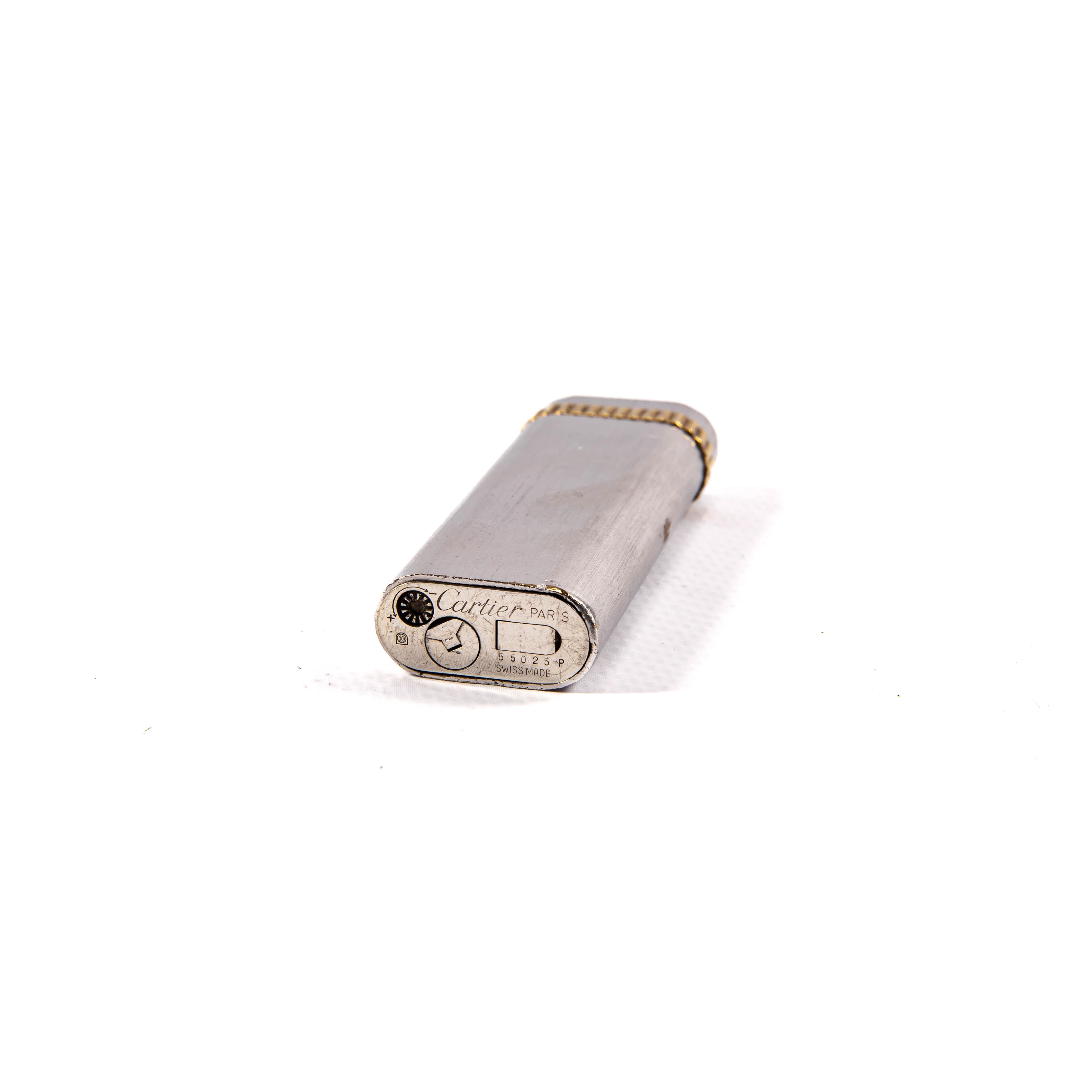 ARTIER Les Must Lighter brossé des années 1970 en vente 4