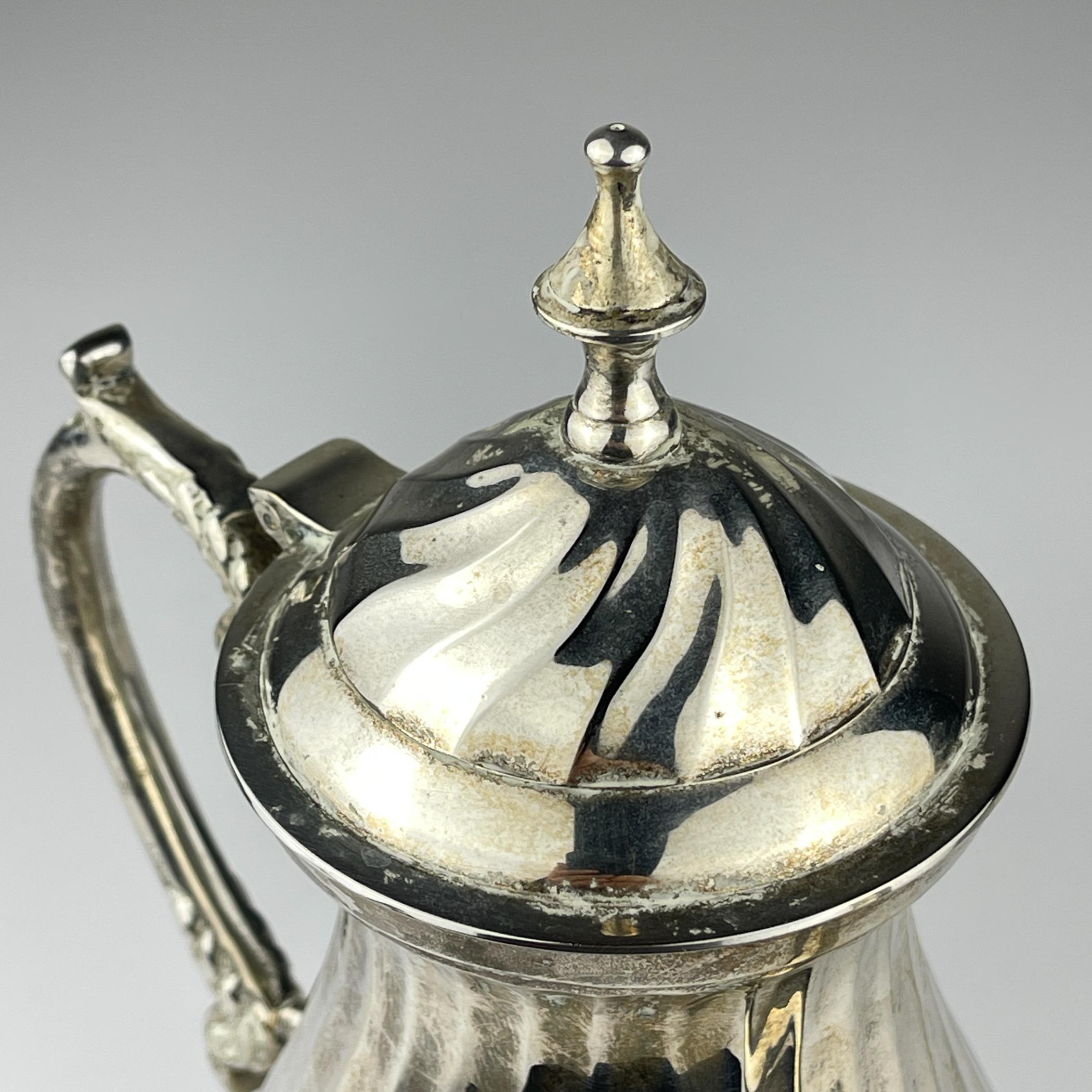 Cafetière vintage en métal argenté par Royal Sheffield, Angleterre, années 1950 en vente 8