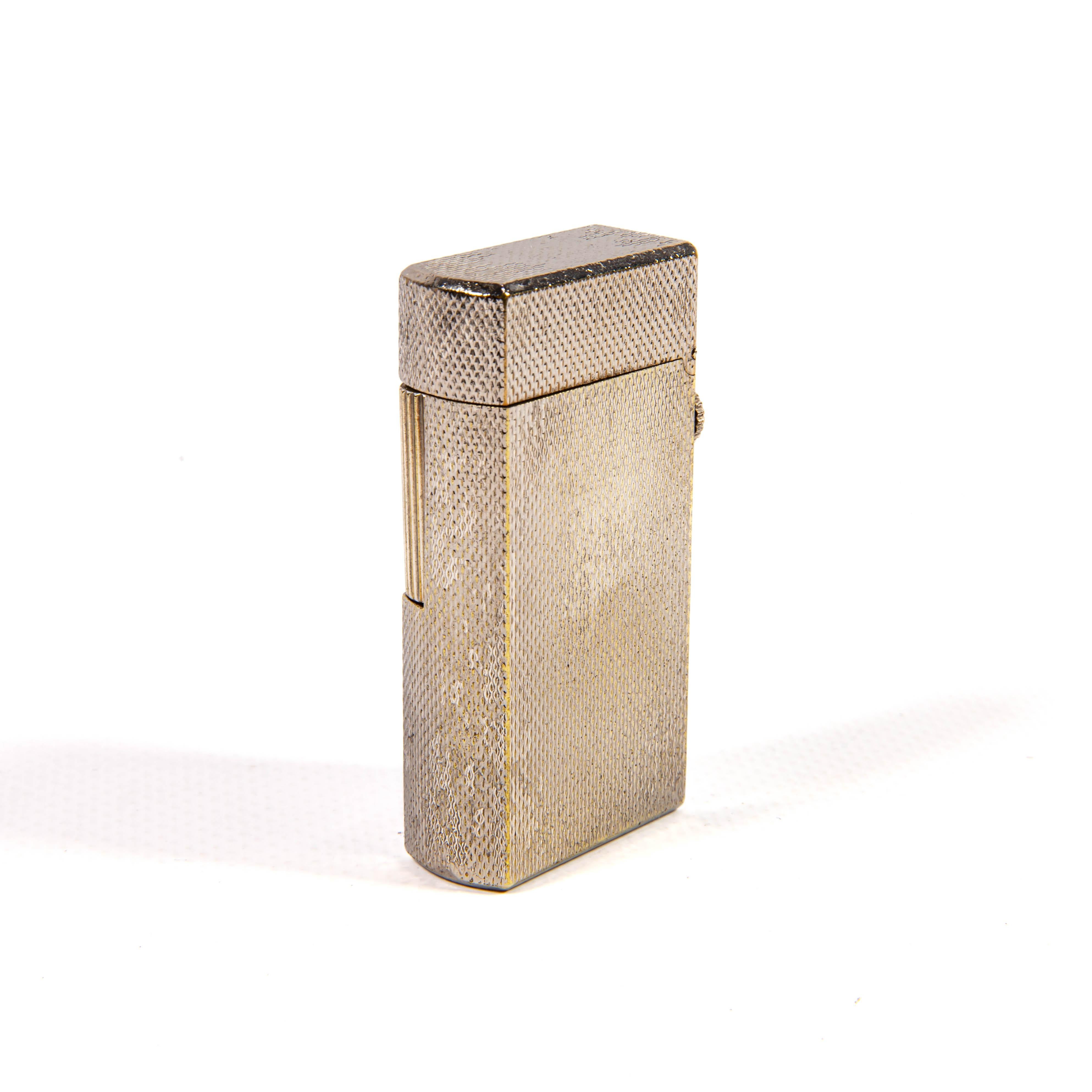 Vintage A Silver Plated Dunhill 70 Lighter 1970s État moyen - En vente à DELFT, NL