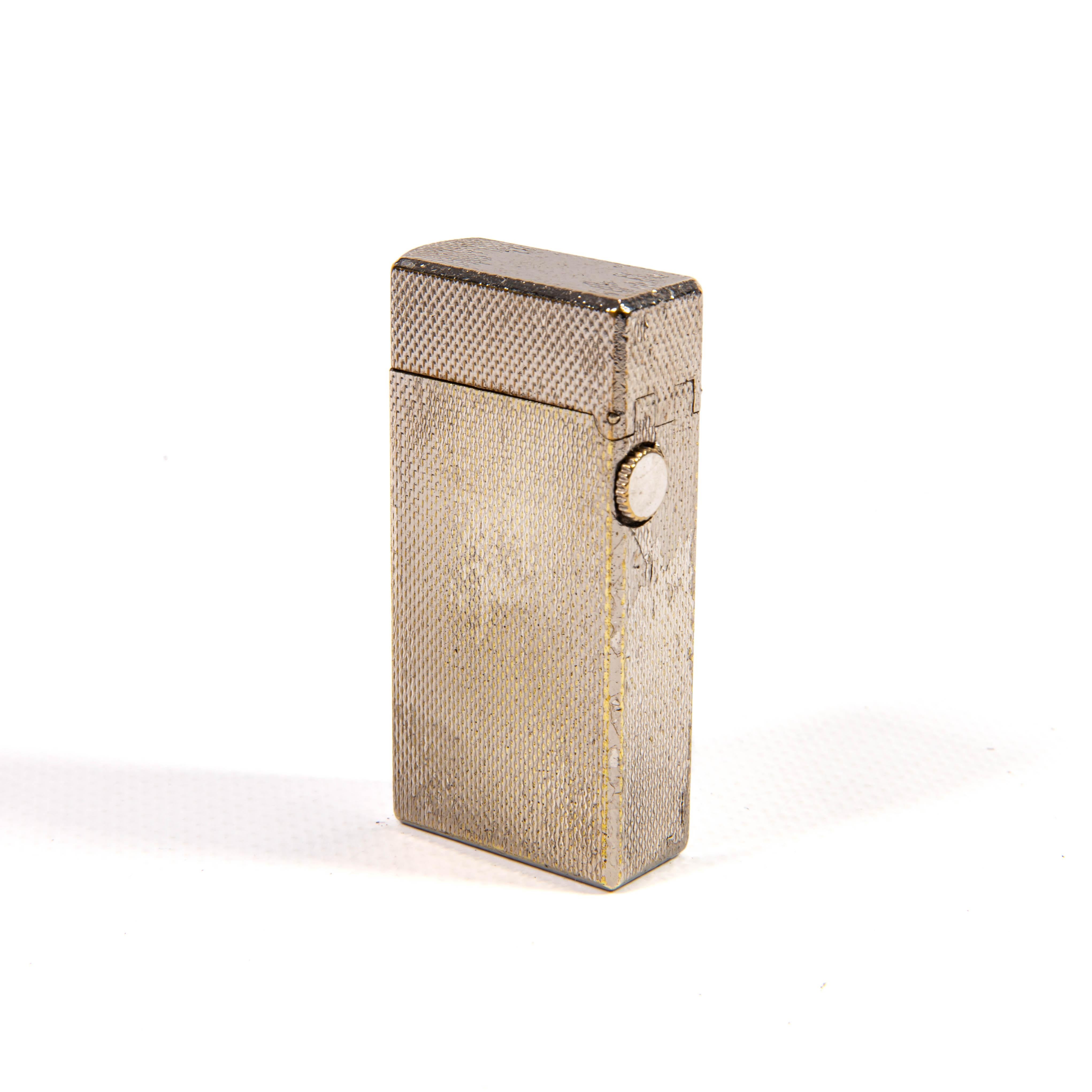 Vintage A Silver Plated Dunhill 70 Lighter 1970s Unisexe en vente