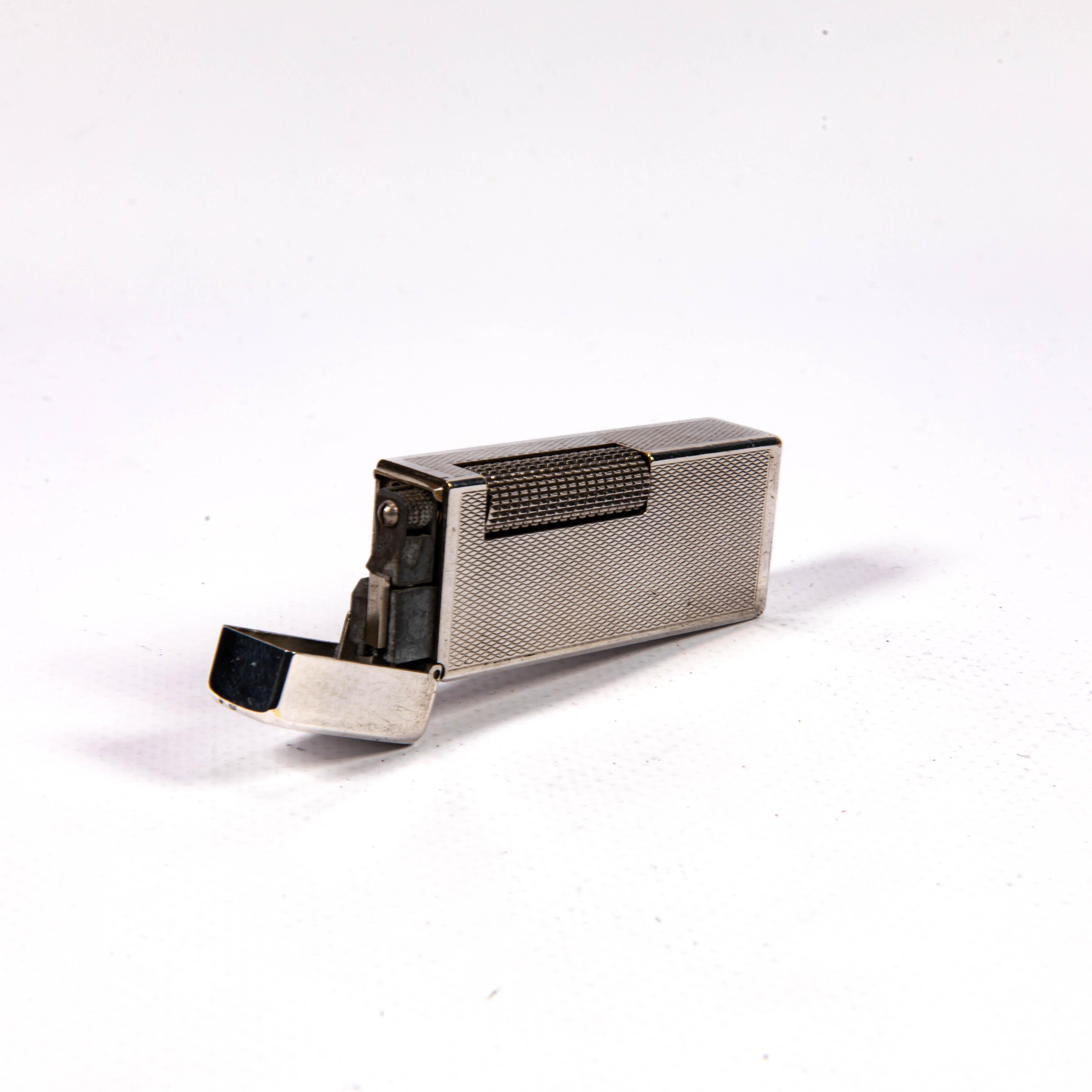 A. Silver placcato d'argento Dunhill Rollagas Accendino 1967 in vendita 4