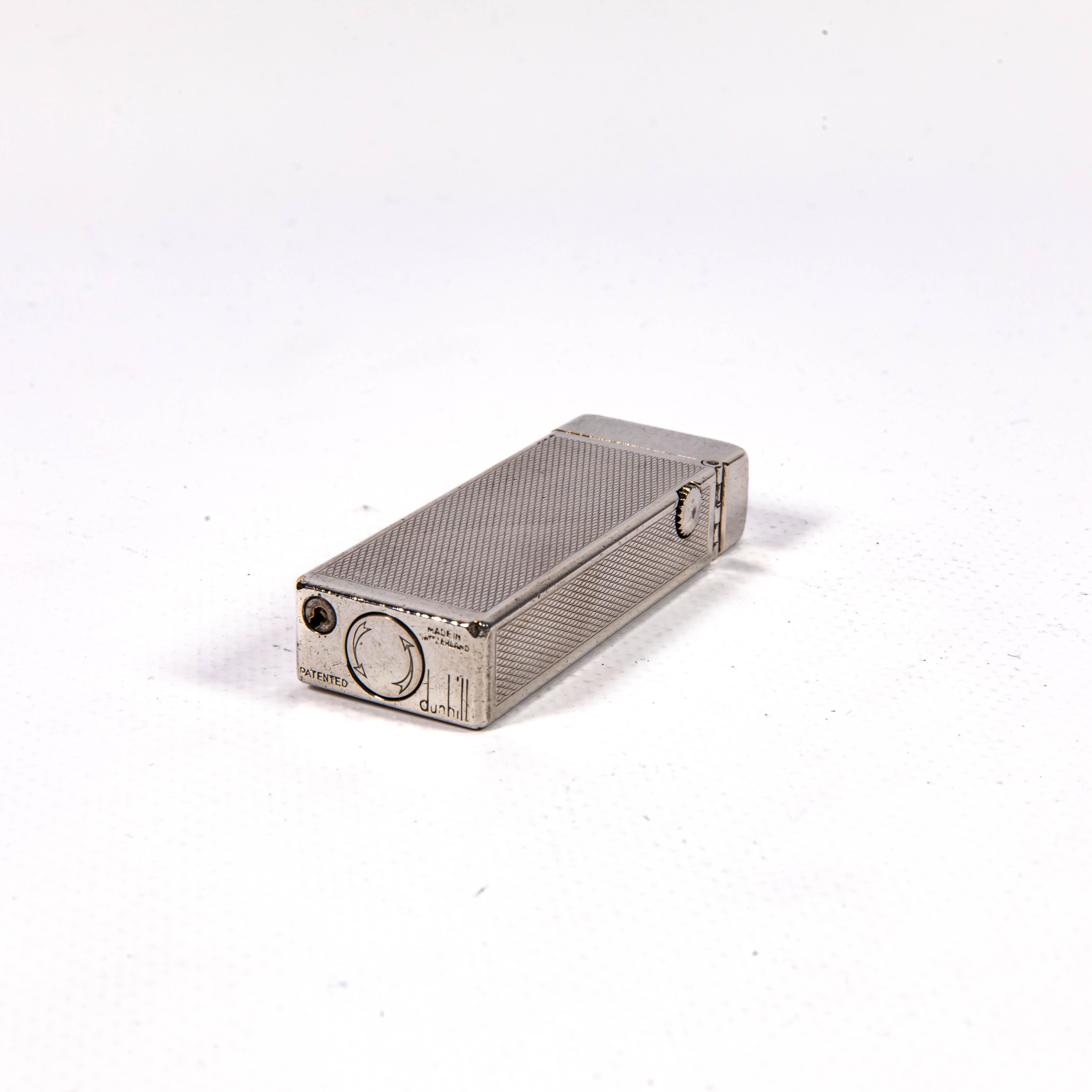 A. Silver placcato d'argento Dunhill Rollagas Accendino 1967 in vendita 5