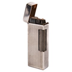 Vintage Silver Plated DUNHILL Rollagas Lighter 1967