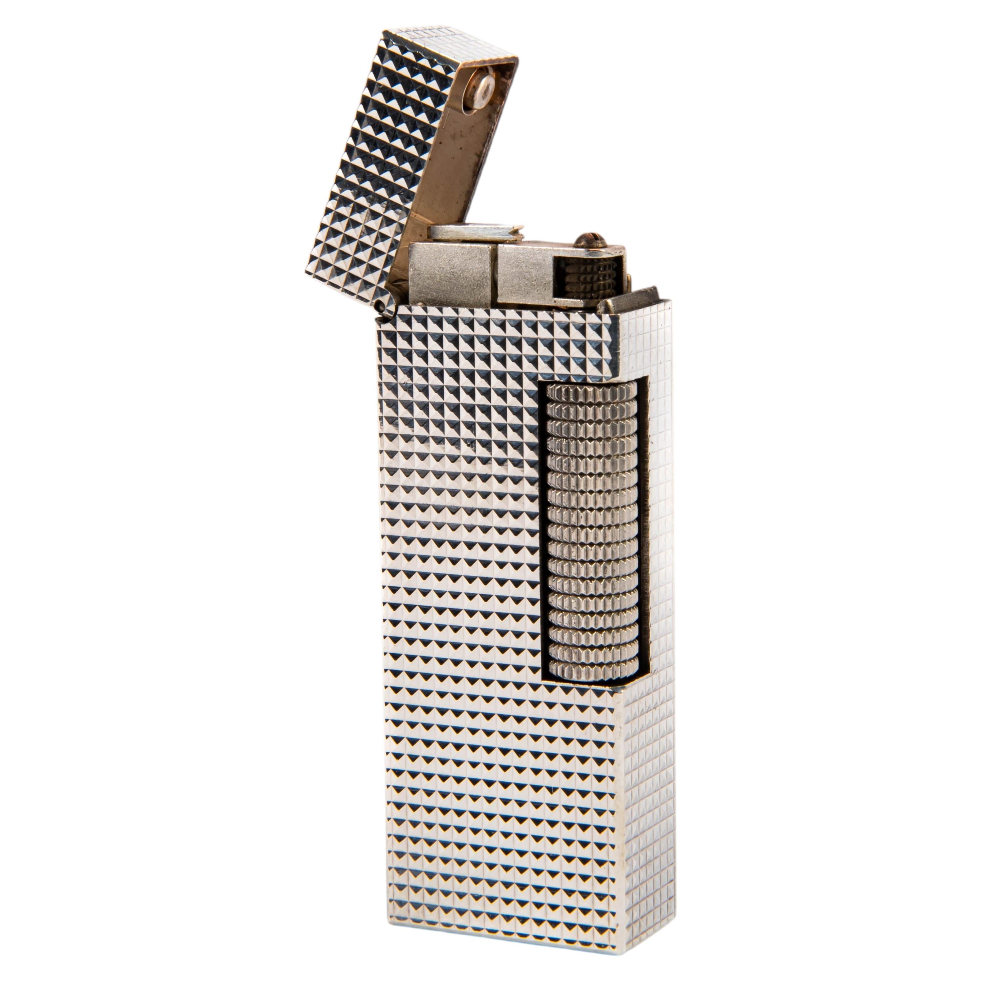 Vintage Silver Plated Dunhill Rollagas Lighter 1970s