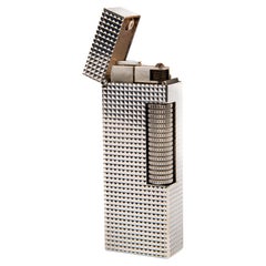 Vintage Silver Plated Dunhill Rollagas Lighter 1970s