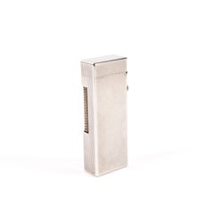 Vintage Silver Plated DUNHILL Rollagas Lighter 1980s